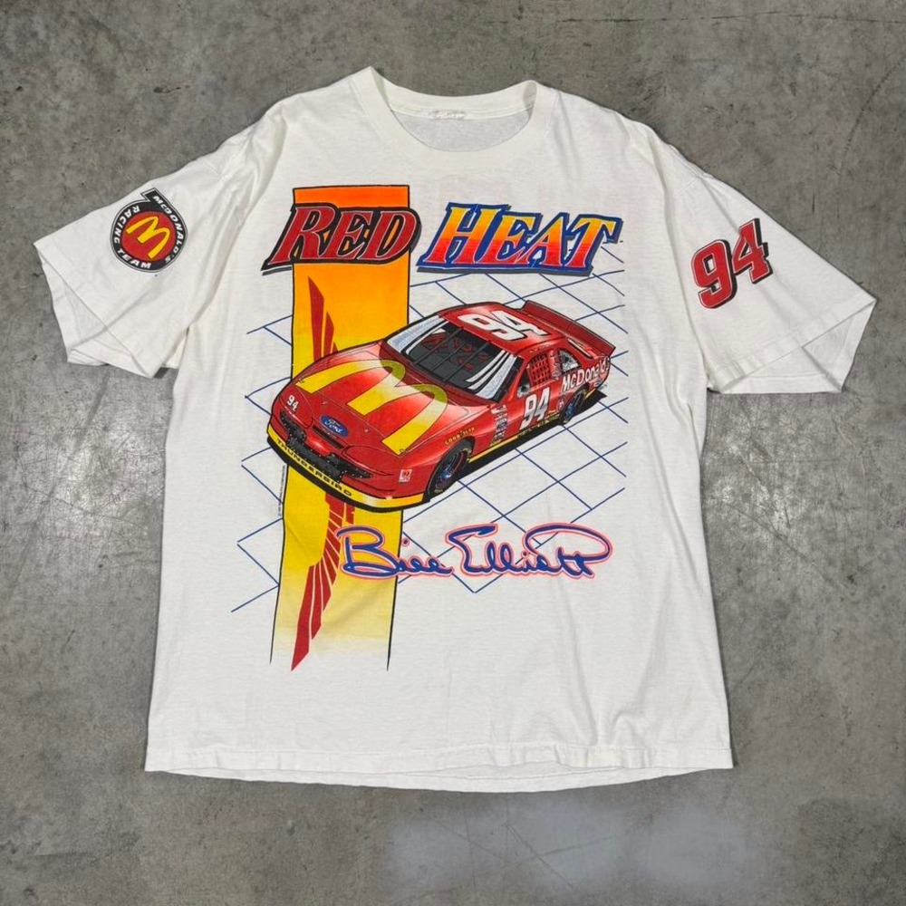 Vintage 90s Nascar Bill Elliot Racing Shirt
